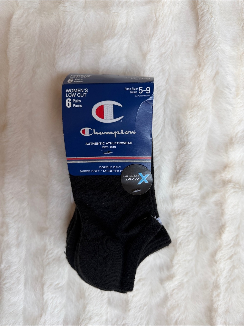 Champion Women's Low Cut Athletic Socks - 6 pack